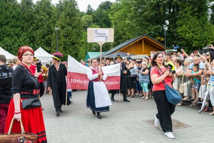 Korowód 56.Tygodnia Kultury Beskidzkie